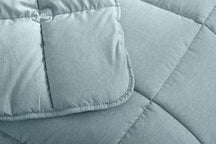 Πάπλωμα Υπέρδιπλο Cannon Micro Touch Solid 260X240 Mint Blue